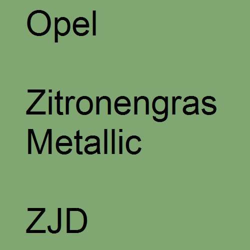 Opel, Zitronengras Metallic, ZJD.